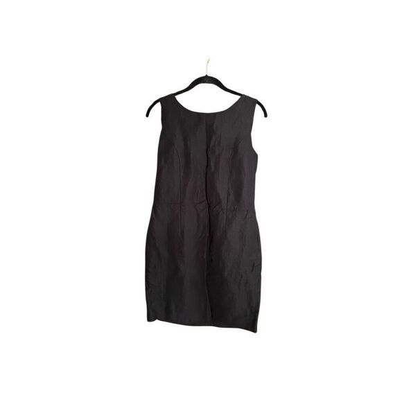 Lands end, vintage, women’s sleeveless black linen blend dress size 10 - Picture 1 of 4